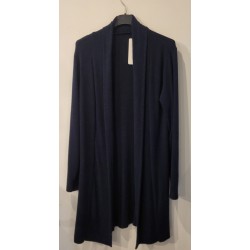 Gilet long tout doux