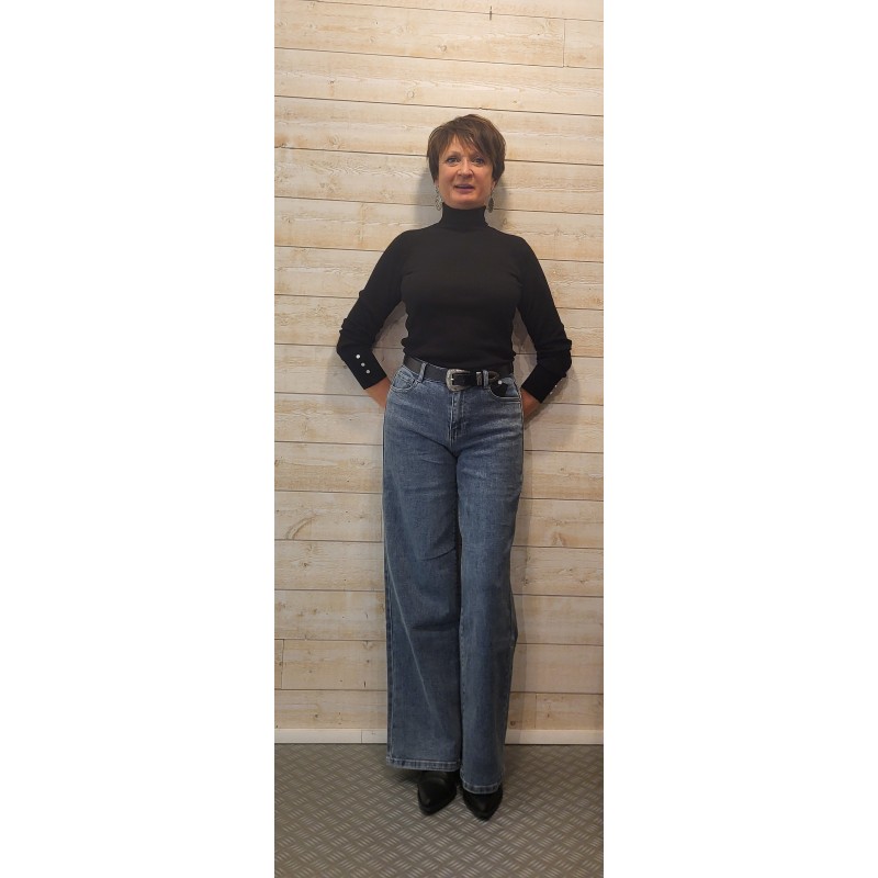 Jean wide leg full (jambes larges)