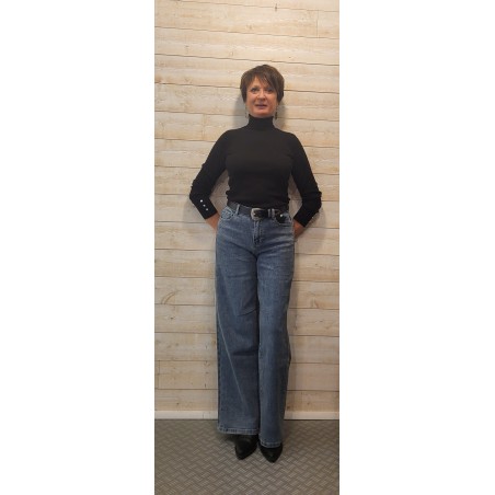 Jean wide leg full (jambes larges)