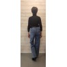 Jean wide leg full (jambes larges)