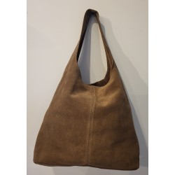 Sac besace daim