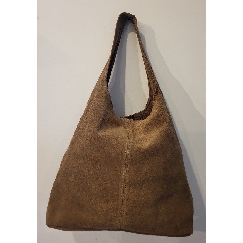 Sac besace daim