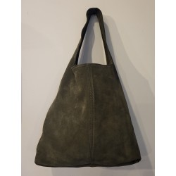 Sac besace daim