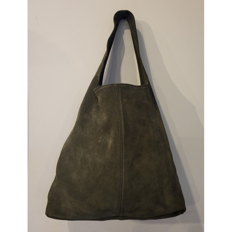 Sac besace daim