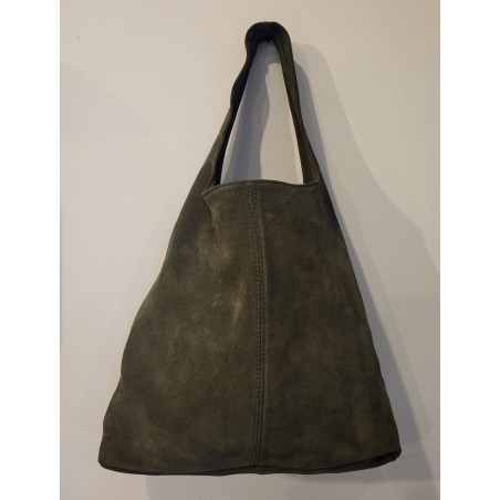 Sac besace daim