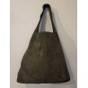 Sac besace daim