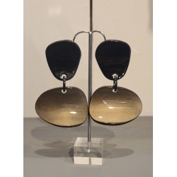 Boucles d'oreilles en résille