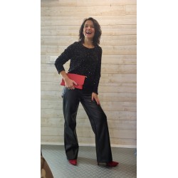 Pantalon simili cuir