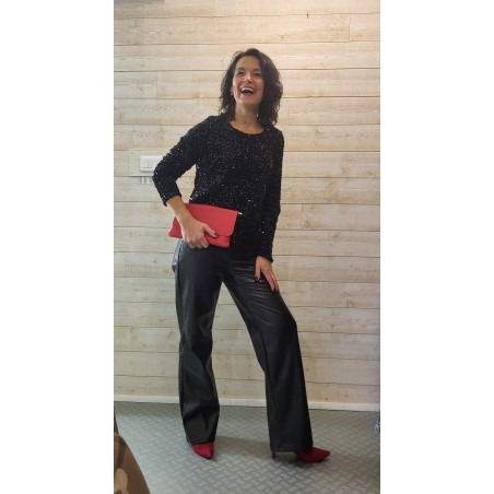 Pantalon simili cuir